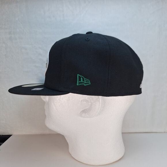 New York Jets New Era 59FIFTY Fitted Hat 7 3/8 Hat Cap Black NFL - Picture 3 of 7